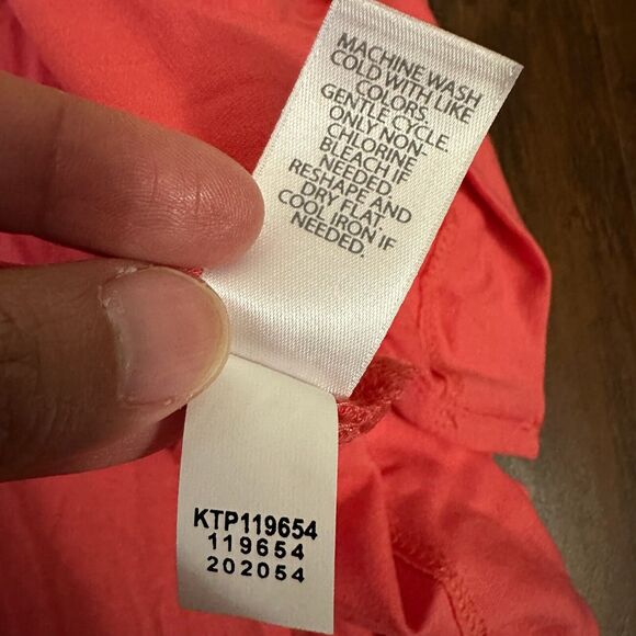 J. JILL Wearever Tank Top Coral Red Stretch Minimalist NWT - Picture 9 of 10